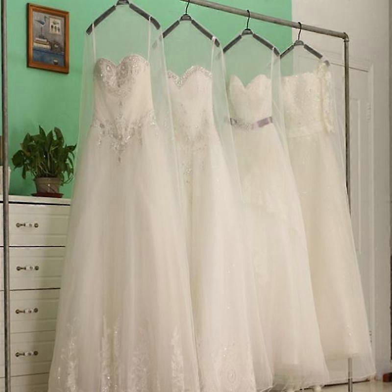 Lange Transparente Weich Tüll Abdeckung Home Kleidung Hochzeit Dre Weiß 2M, Stoff, Nähmaterial