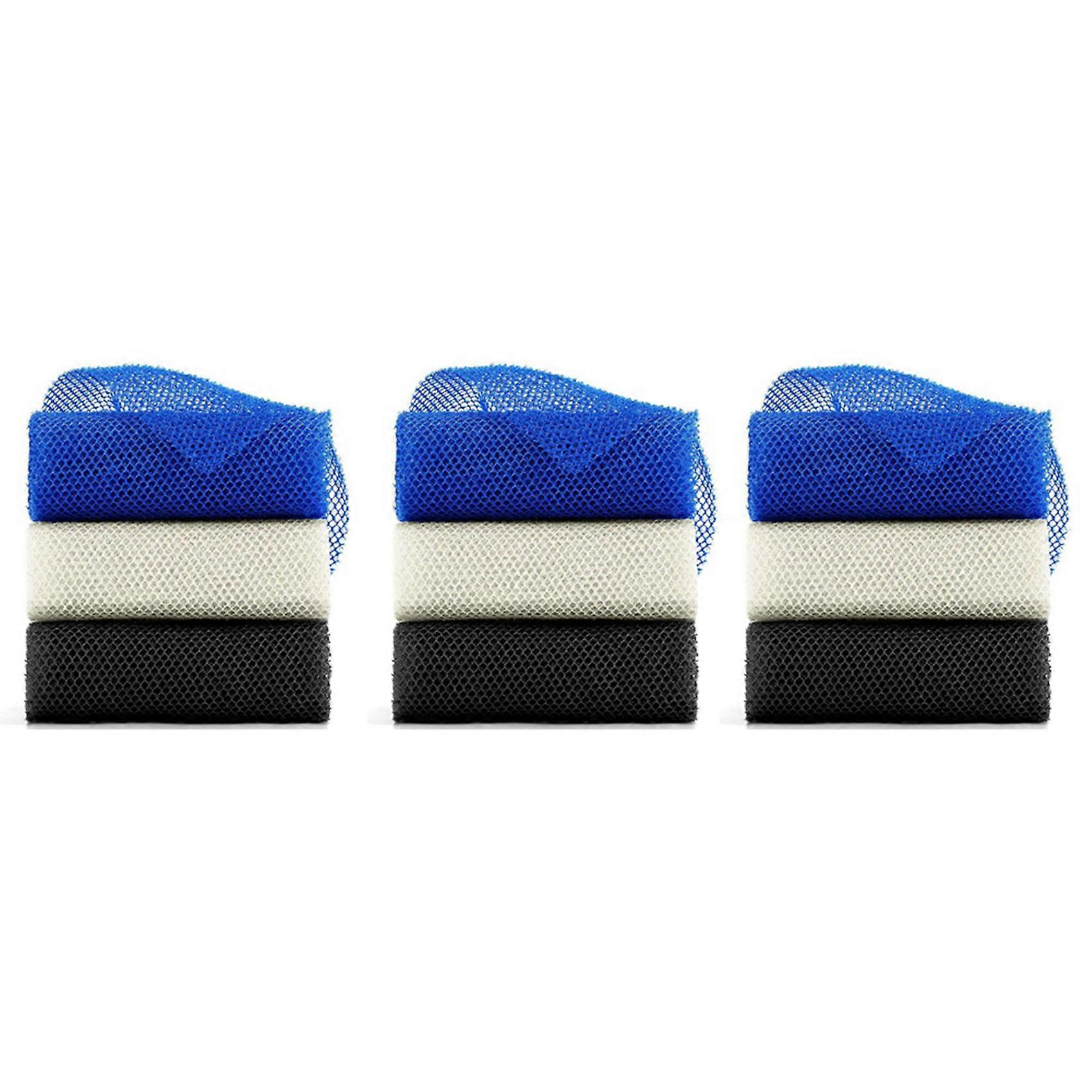 3 Pieces African Net Long Net Sponge Exfoliating Shower