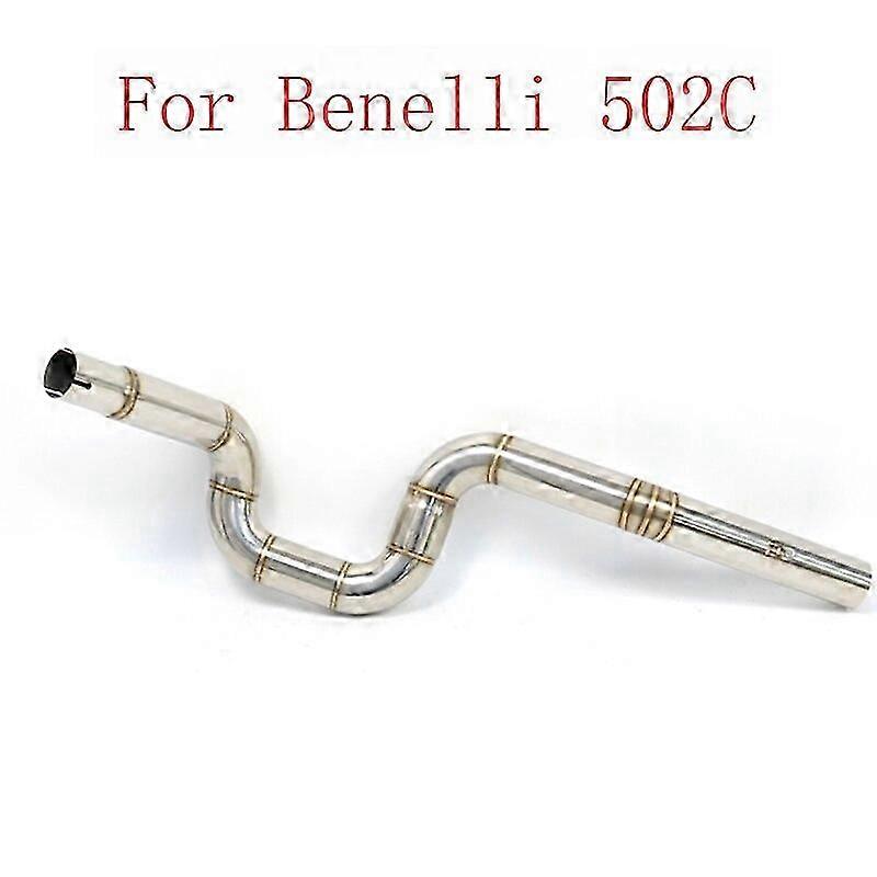 Exhaust Middle Link Pipe Muffler Systems for Compatible Motorcycles 502C 502X TRK502 TRK 502 from 2016 to 2018