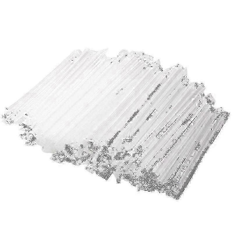 300pcs Clear Plastic Jumbo Straws for Bubble Tea and Fruit Shakes