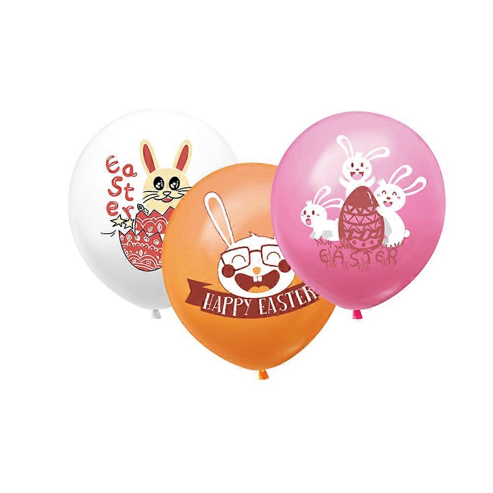 Latex Balloons Pink Round Shape for Easter Party and Birthday Decorations 20Pcs