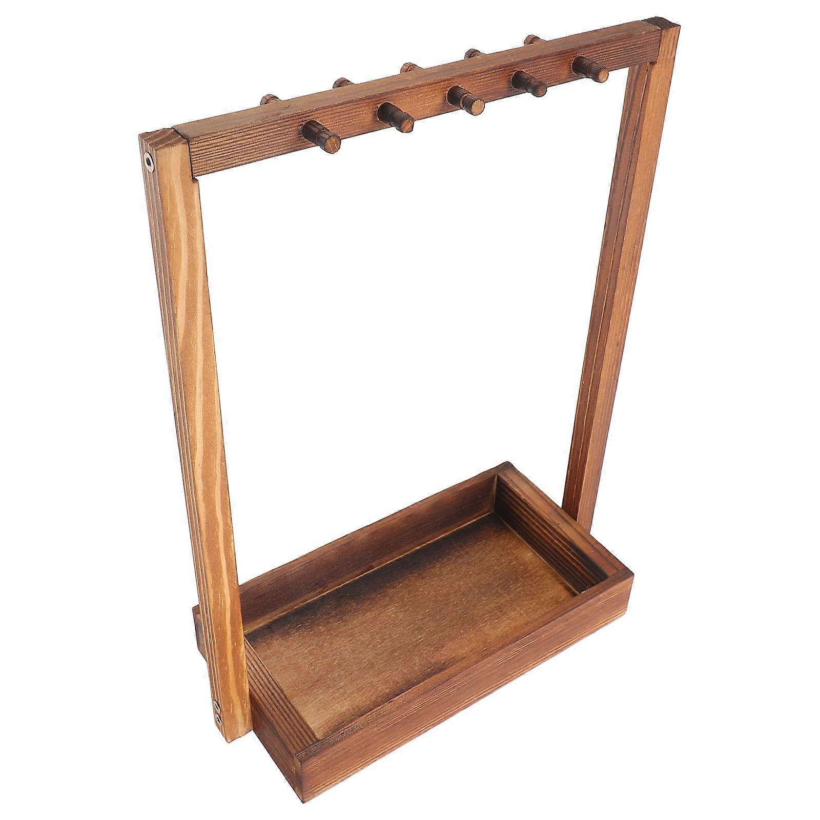 Vertical Brush Rack for Multi Functional Pen and Pencil Organizer for Desk Accessories and Clutter Free Workspaces