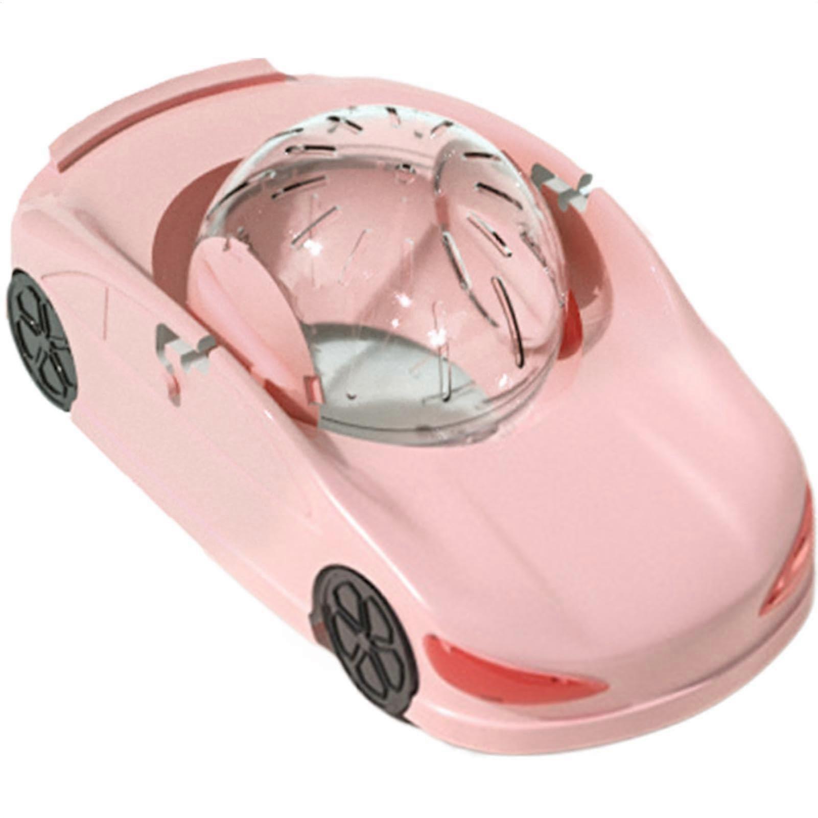 Hamster Exercise Ball Clear Small Pet Toy Fun and Toy for Hamsters, Ferrets and Small Animals to Play and Explore Pink