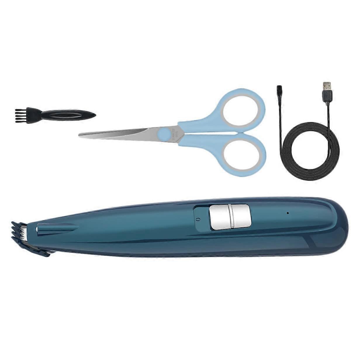 Small Wireless Hair Trimmer Set for Dogs and Pets, Electric Clippers, ABS Material, Paw Grooming Tool