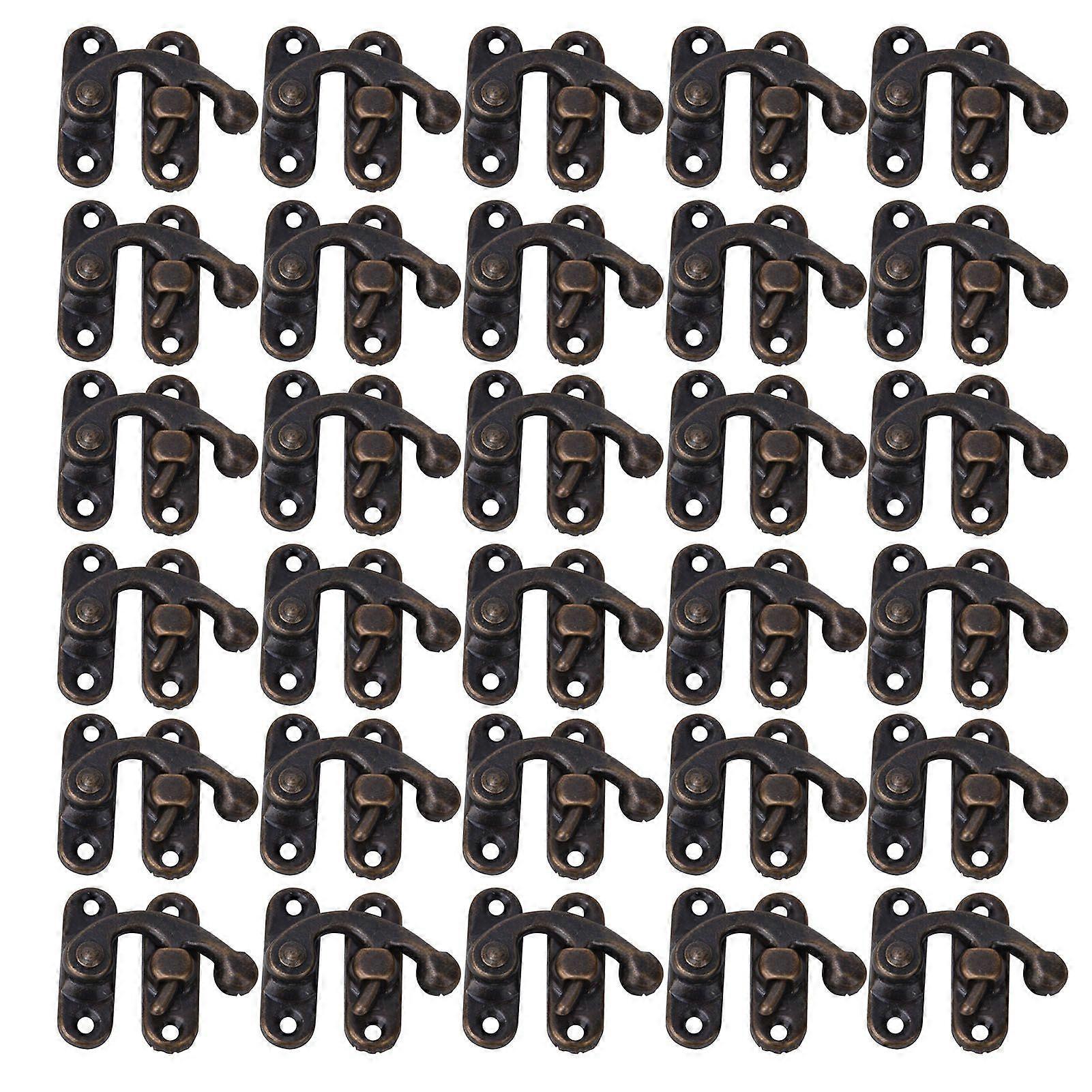 2025 Siste modell 30 stk Hasp Krok Retro Stil Jern Latch Krok Hasp For