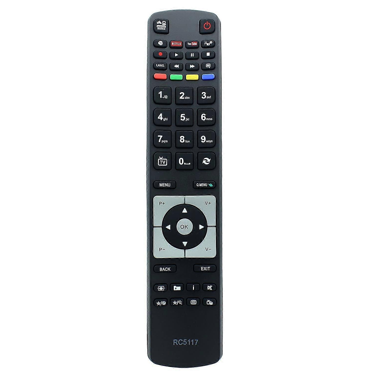 RC5117 For Hitachi TV Remote Controller 1-8m ABS Television Remote Control