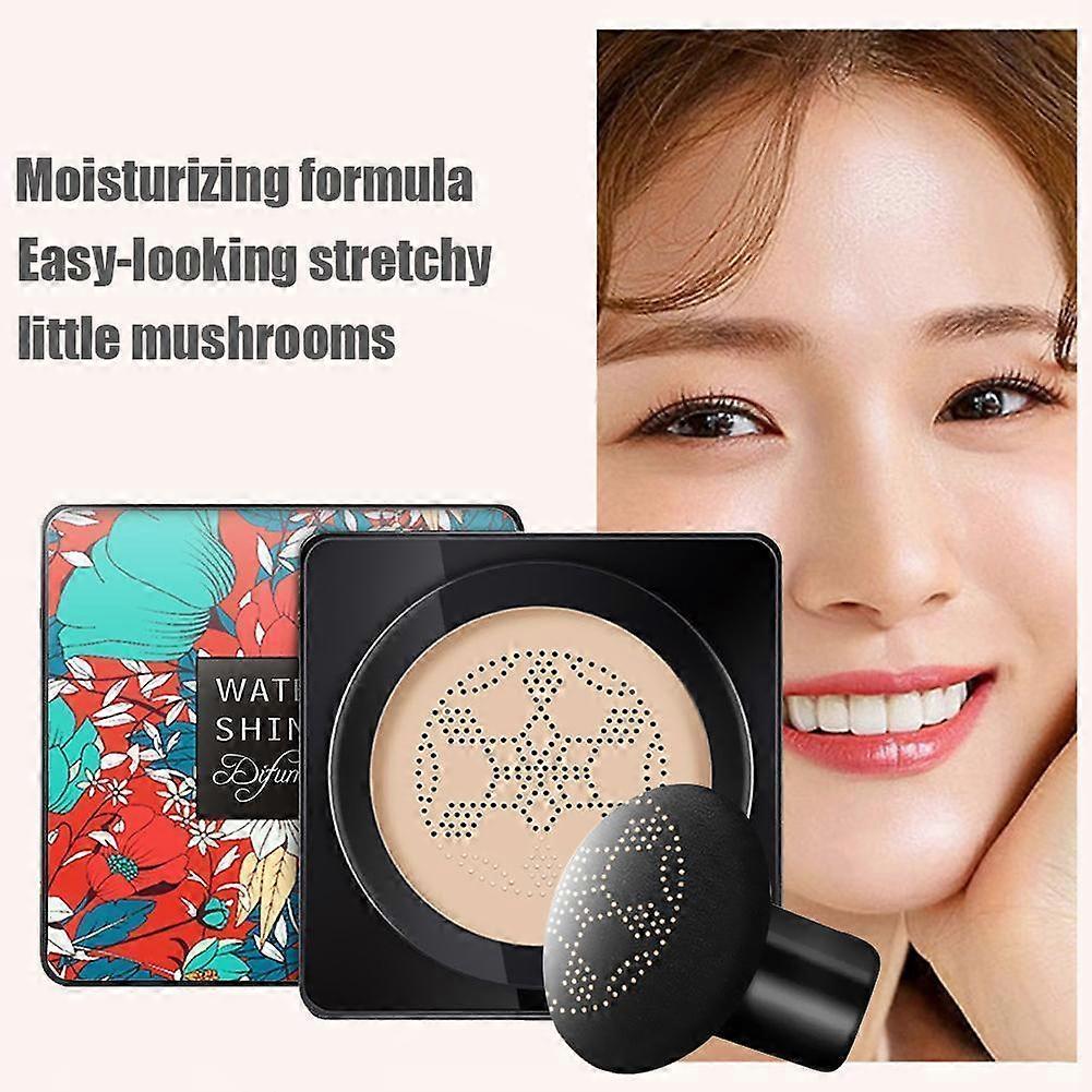 Red box 01 ivory white (A) $ Douyin air cushion BB cream concealer water-sensitive elastic air cushion mushroom head bb cream student makeup