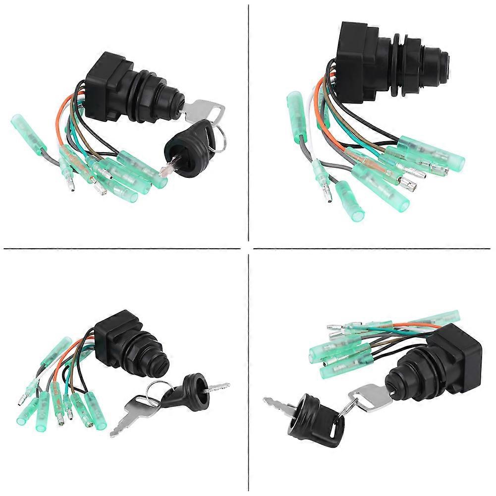 Motor Ignition Key Switch Assembly for Suzuki Outboard Control Box 37110-99E00 37110-92E01