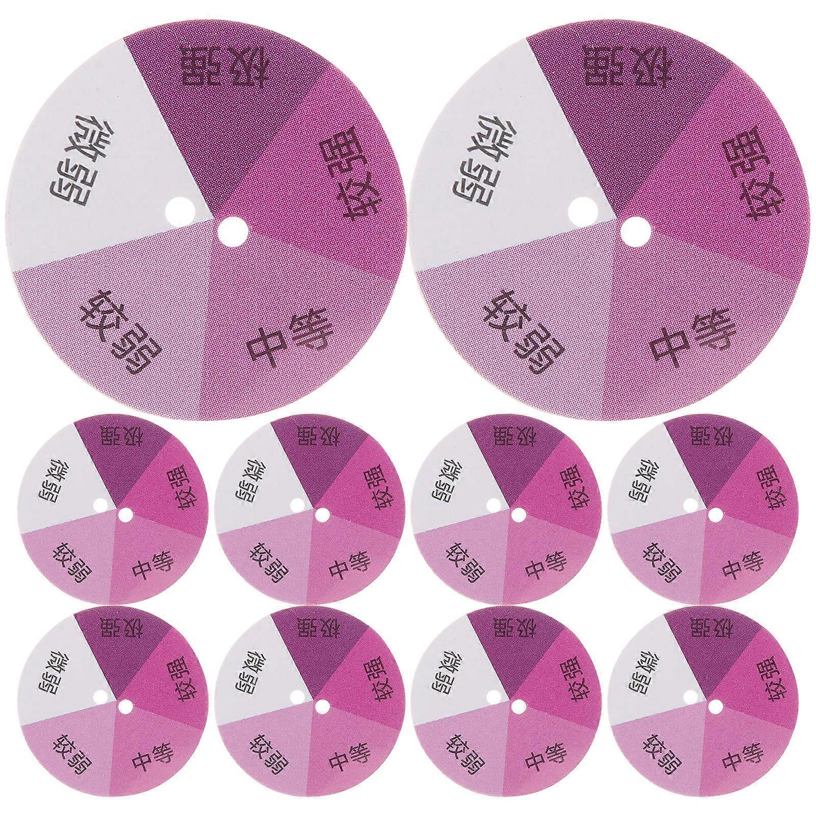 UV Testing Device UV Indicator Cards For Outdoor Sports Enthusiasts 20Pcs