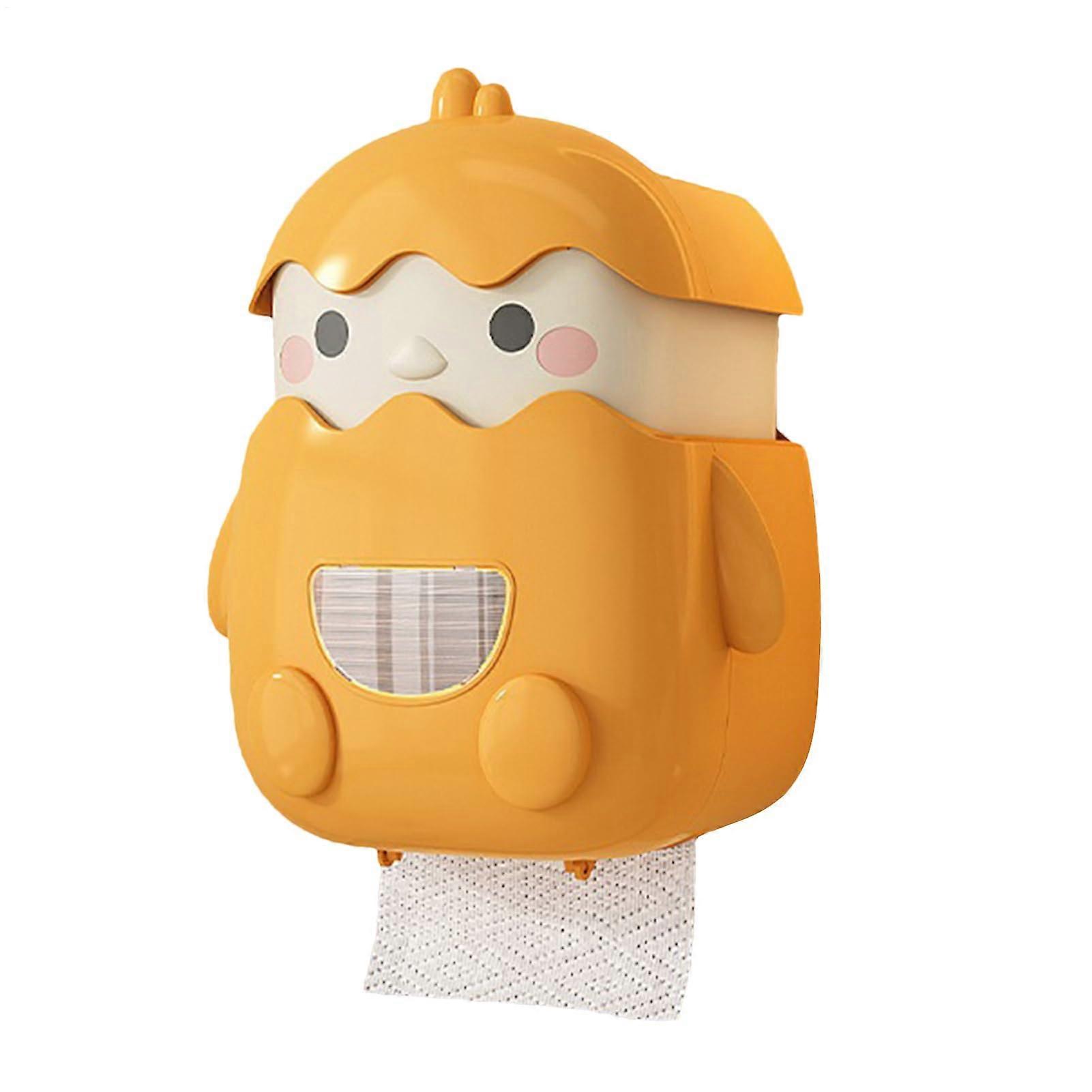 Wallmounted tissue dispenser Wet wipe holder Spacesaving toilet paper organizer