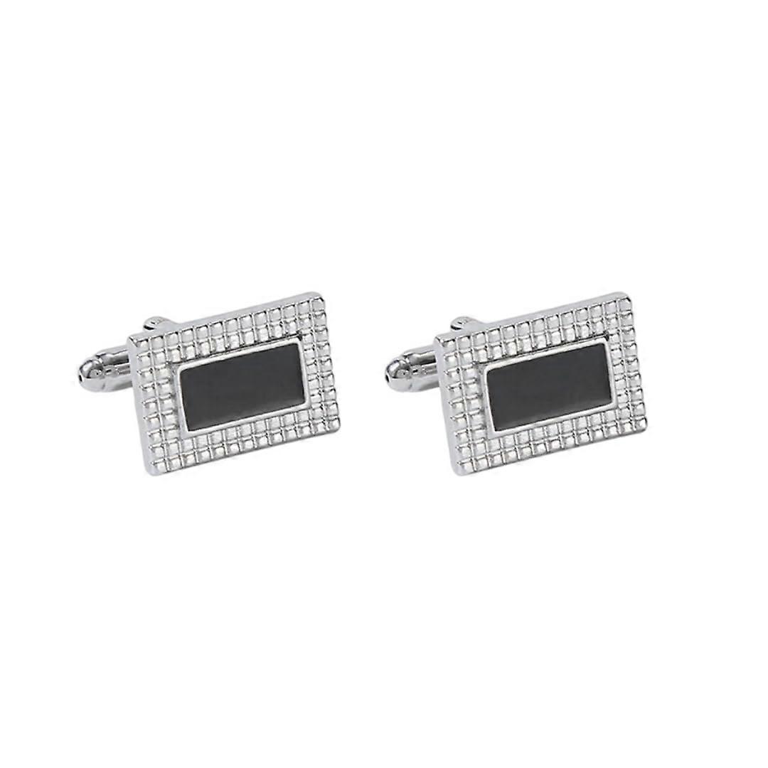 Manschettenknöpfe für Herren 1 Paar quadratische Diamant-Manschettenknöpfe für Männer Französisches Hemd Manschettenknöpfe Ref: 7241