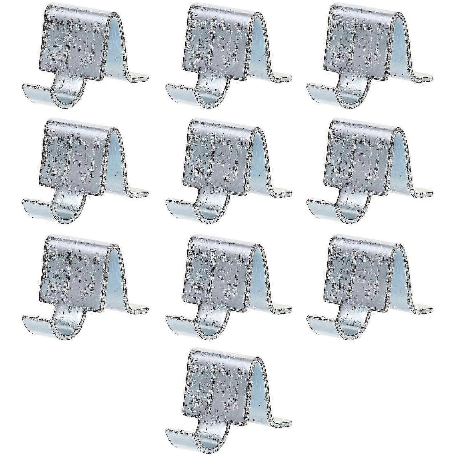 10pcs Cabinet Shelf Clips Metal File Cabinet Shelf Clips Heavy Duty Shelving SupportsA2024120661