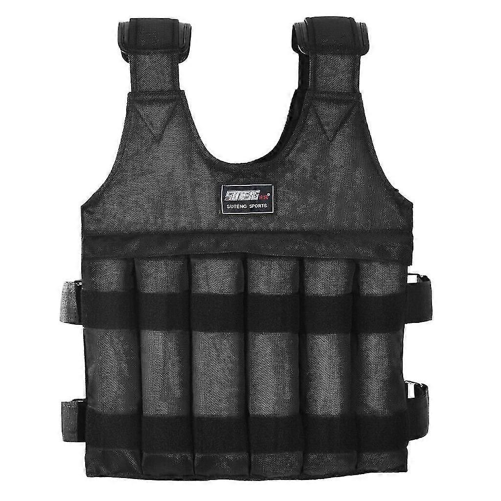 50KG Adjustable Workout Weighted Vest Exercise Strength Training Fitness