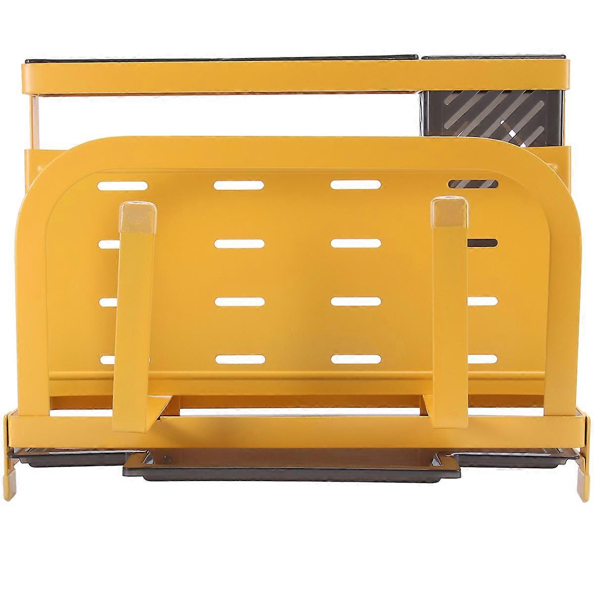 Chopstick Storage Holder Kitchen Tool Organizer Rectangular Shape Modern Style 33.2x25cm and Cutting Board Storage 1Pc