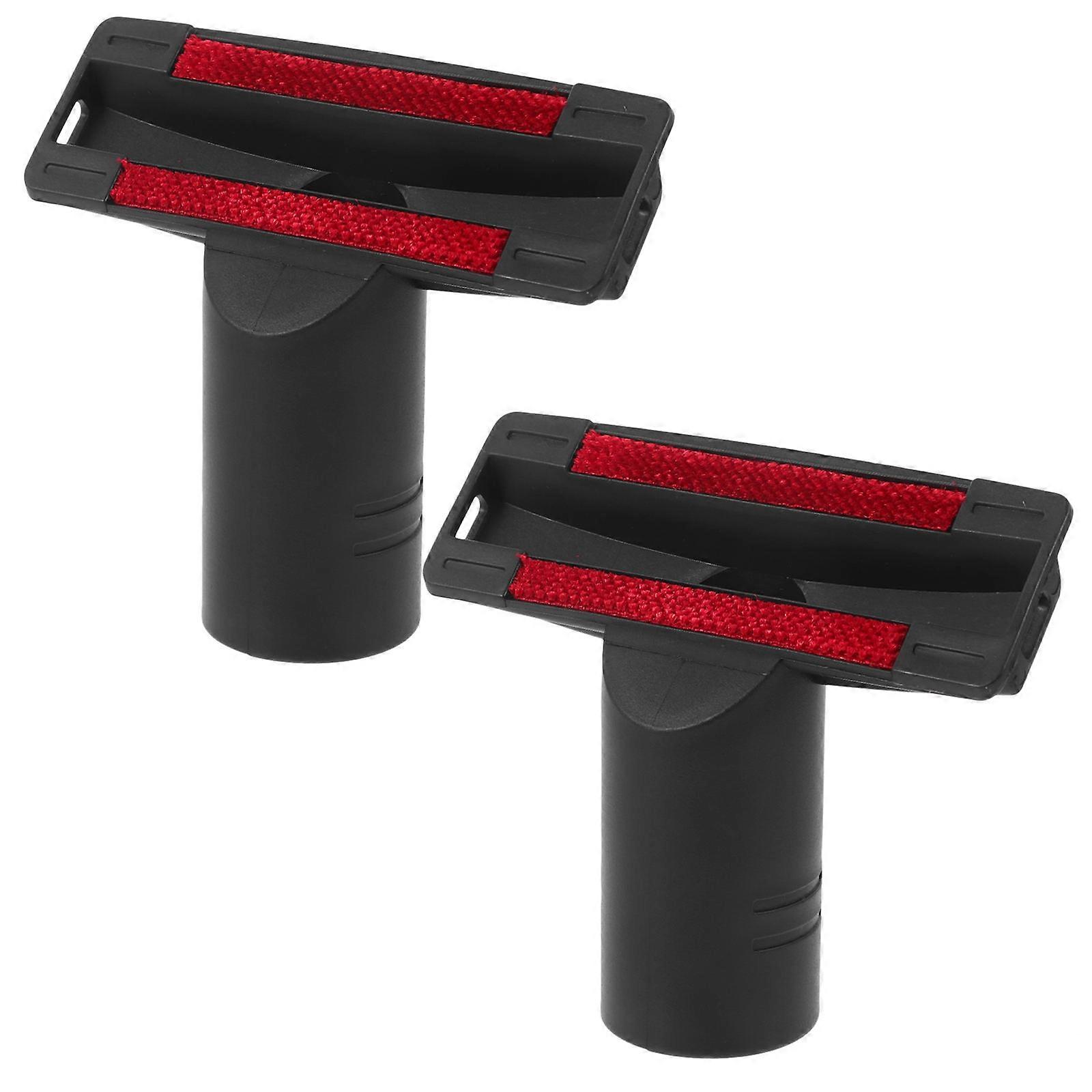 2pcs Vacuum Brush Attachments for Household Cleaners – Compatible with Sofas, Curtains, Beds – Efficient Allergen Reducing Tools for Improved Air
