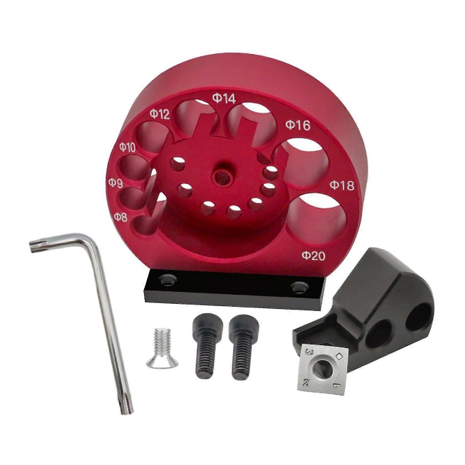 4Piece Dowel Maker Jig Set, Adjustable 8 Hole Drill Milling Tool, 820mm Aluminium Alloy