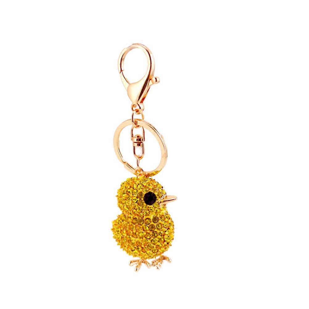 Chicken Key Ring Yellow Chicken Shape Key Ring for Decoration 1Pcs