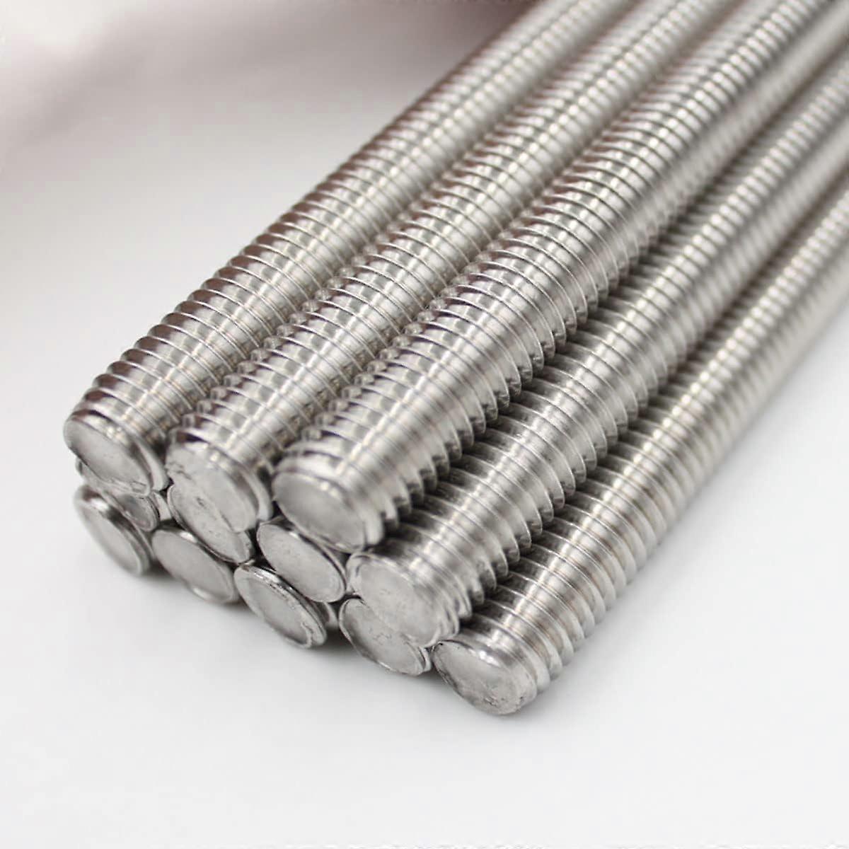 Lot De 4 Tiges Filetées M6 X 250mm En Acier Inoxydable 201 | Filet à Droite, Neuves, Pour Bricolage Et Montage