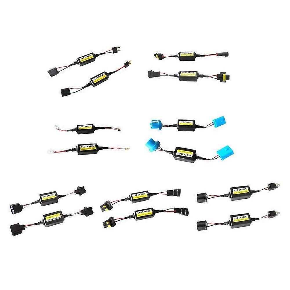 2pcs/set LED Headlight   Anti Flicker Error Free Resistor Decoders