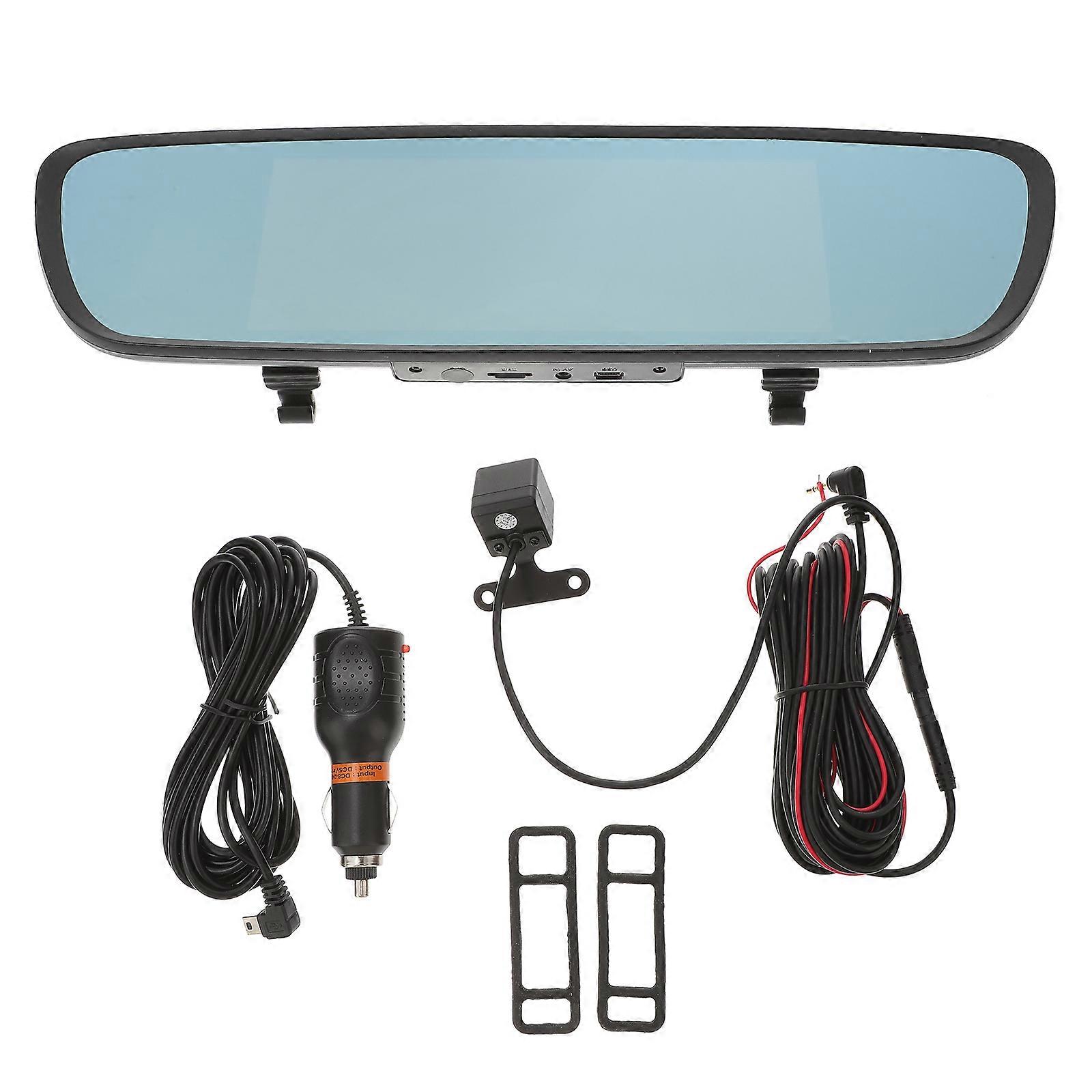 Dash Camera For Cars 7 Inch Lens G-Sensor Collision Detection Recorded Video 1Pcs