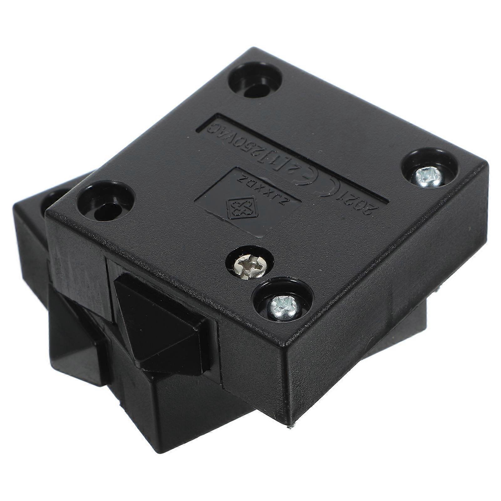 Automatic Door Light Switch with Screws for Easy Installation Black ABS Copper Material 2pcs