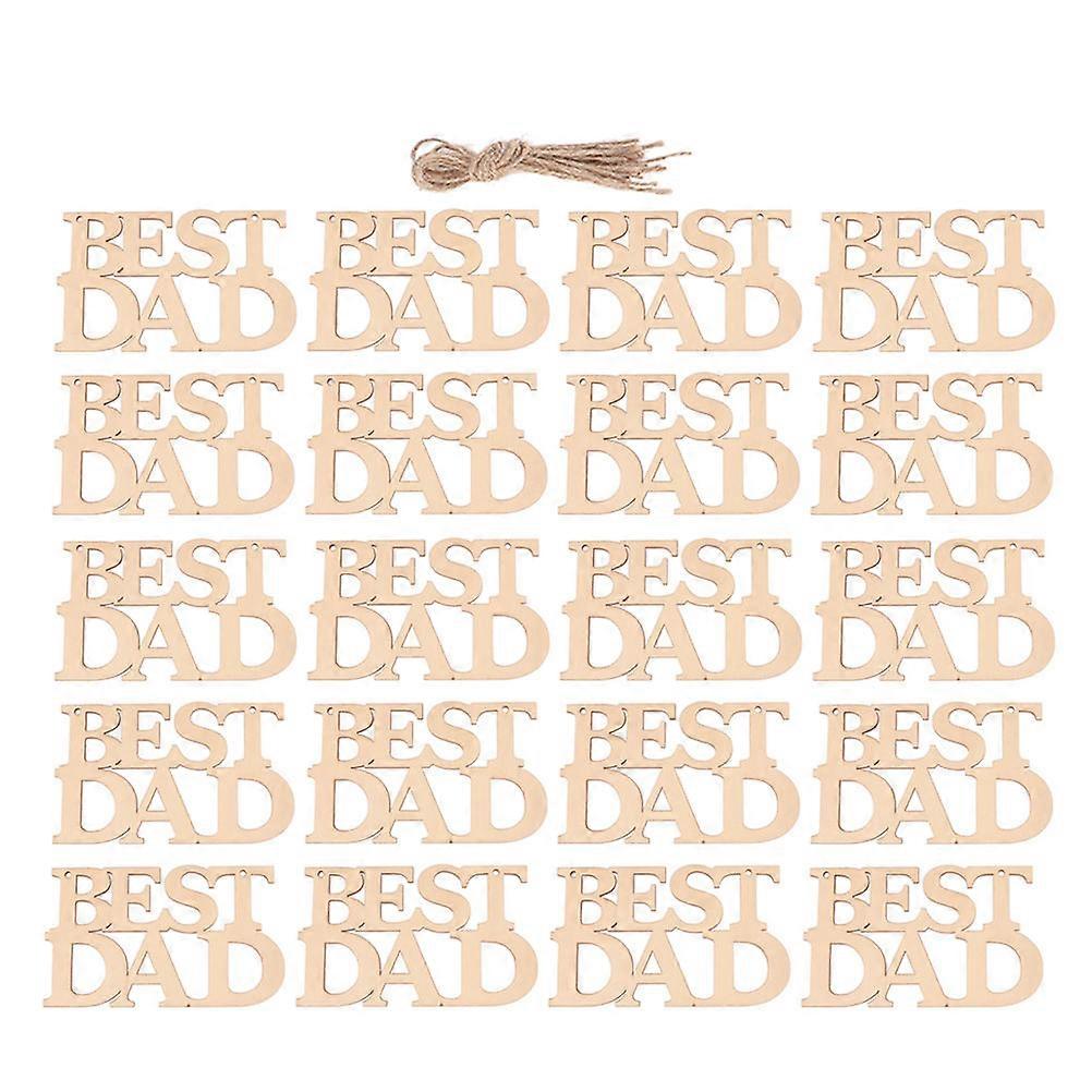 Unfinished Wood Crafts Wall Decoration For Home Decor 12X7X0.10CM Rustic Charm Hanging Ornament 20Pcs