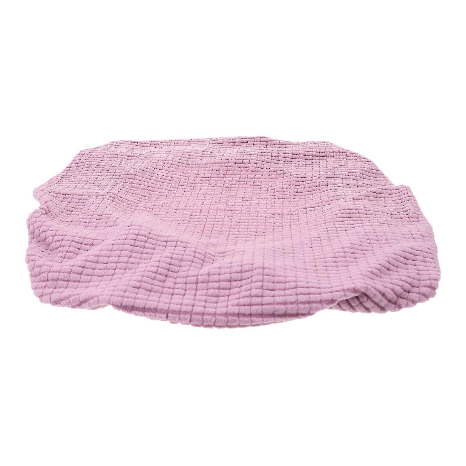 Chair Seat Cover Protector For Office And Dining Room 37X37X1CM Purple Elastic Stretch 1Pack