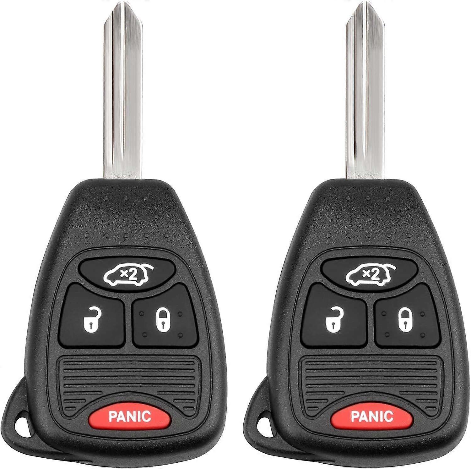 2025 Newest NPAUTO 2pcs Key Fob Replacement for Dodge Ram Charger Durango