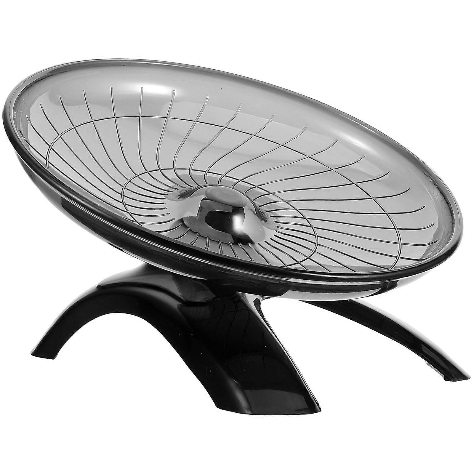 Silent Hamster Wheel with Stand – Low Noise Exercise for Hamsters, Chinchillas, Gerbils, and Hedgehogs – Safe, Smooth Edge Running Wheel for Active