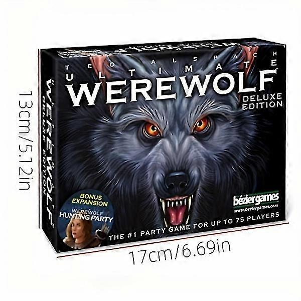 New Models Board Game, Ultimate Werewolf Deluxe Edition, Engaging Social Deduction, Fast Play, Hidden Roles & Bluffing Christmas D 1pc