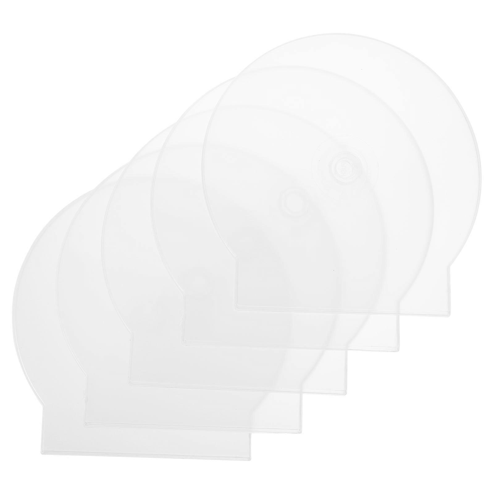 20pcs Thickened Transparent Plastic Optical Disc Storage Box – Shockproof CD Protective Case for Neat and Disc Organization