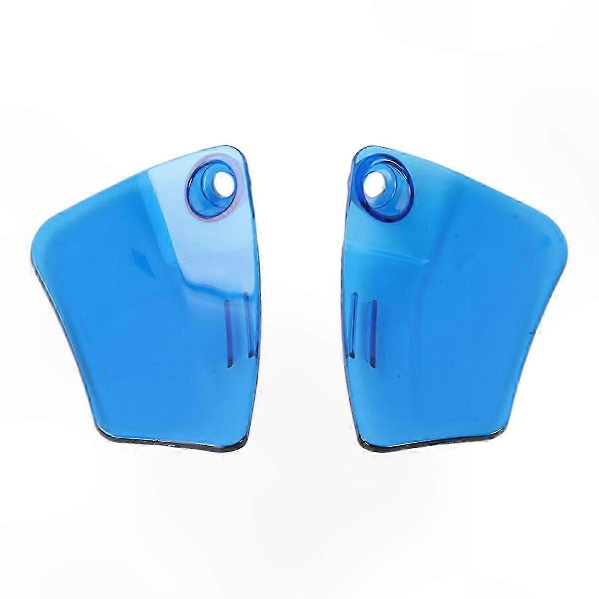 Blue Windshield Cover for Headlight Fairing with Air Deflector Design