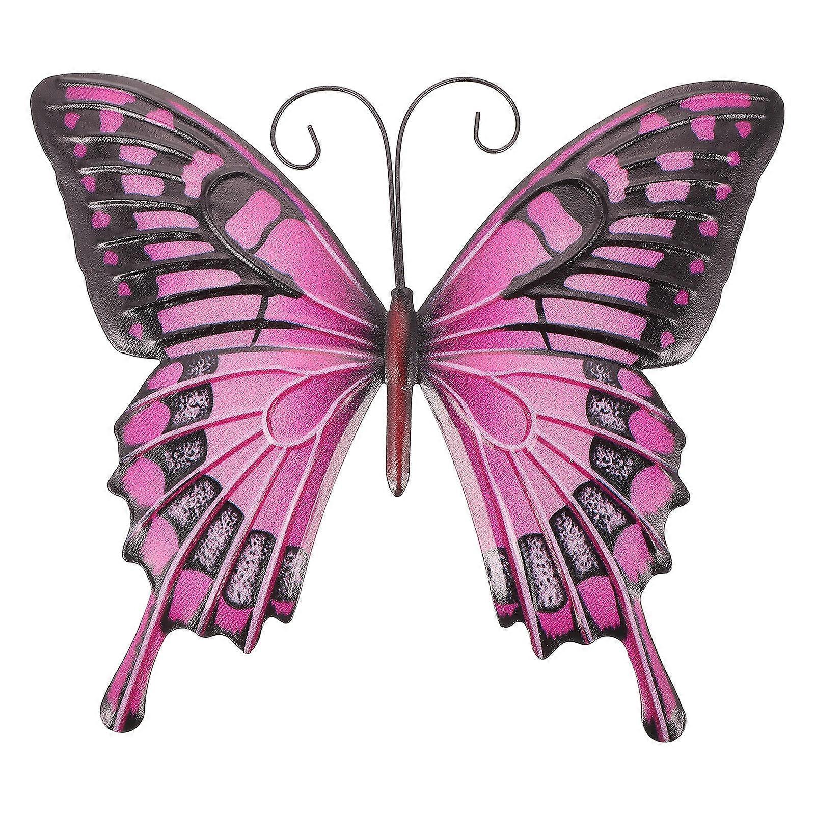Creative Iron Butterfly Wall Decor Pendant Delicate Home Hanging Accent for Indoor & Outdoor Spaces Versatile Wall Art for Gardens, Offices, and