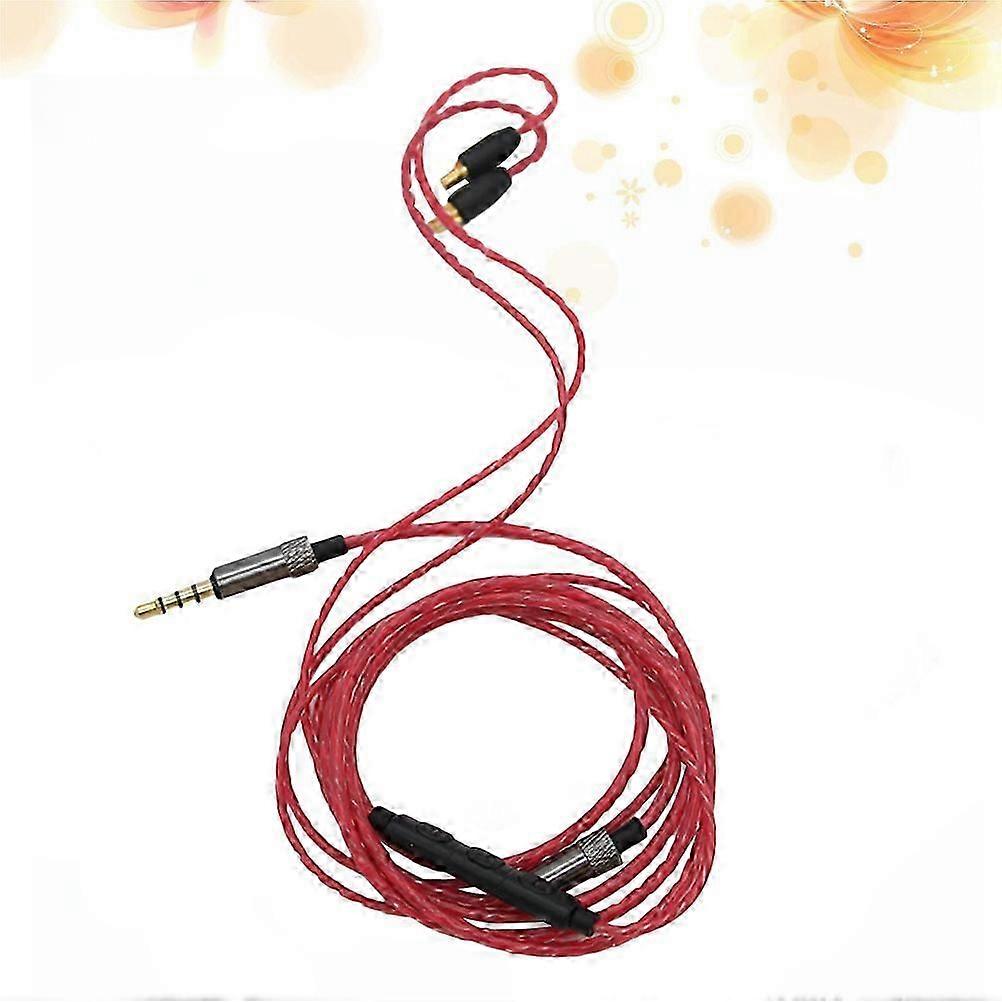 Speaker Cable Connector Upgrade Cable iOS Users Red 47.2 0.1 0.1In Wired Noise Cancelling Earbuds 1Set