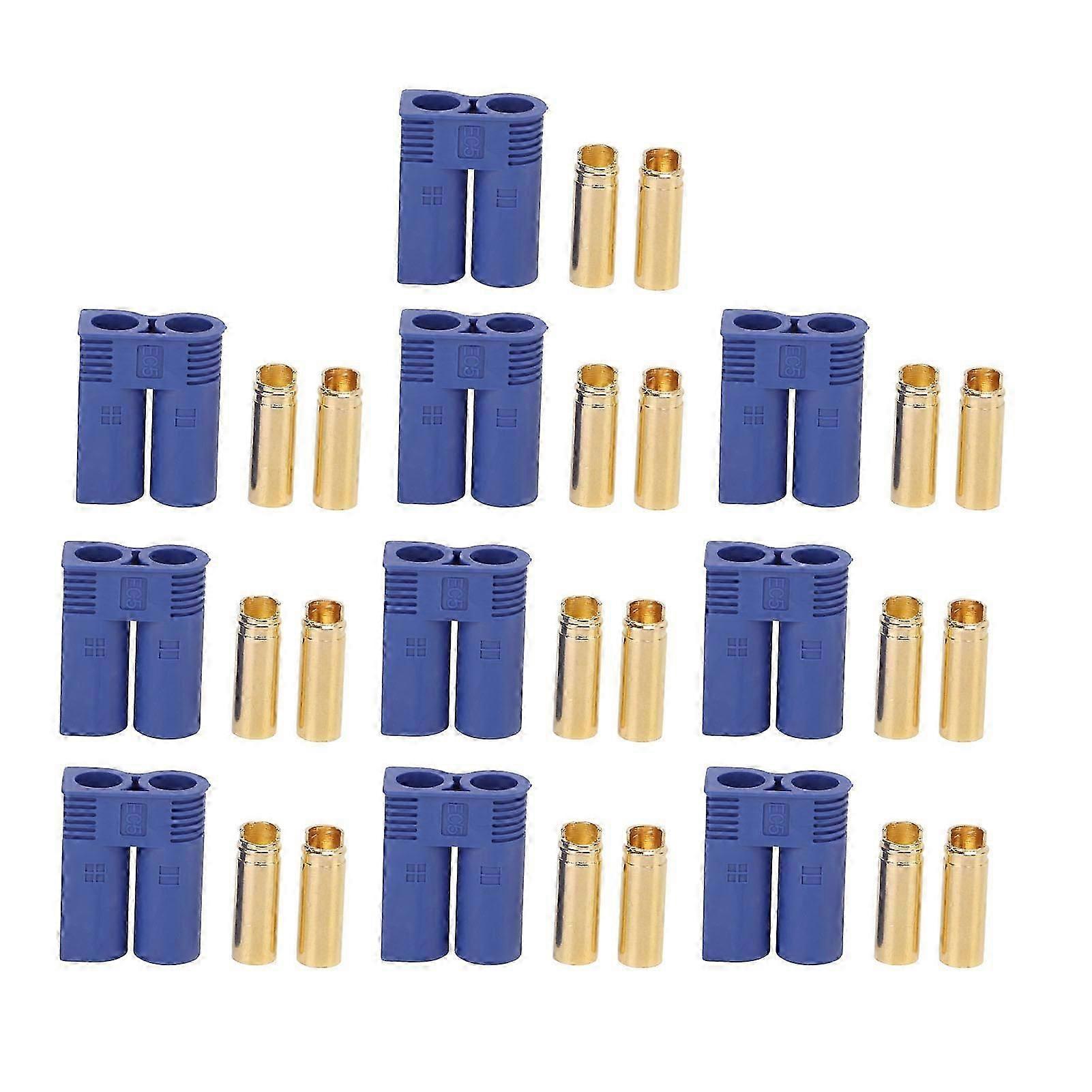 10pcs 13.025 Ec5 Connector Plugs Stable High Ec5 Socket For Electronic Accessories