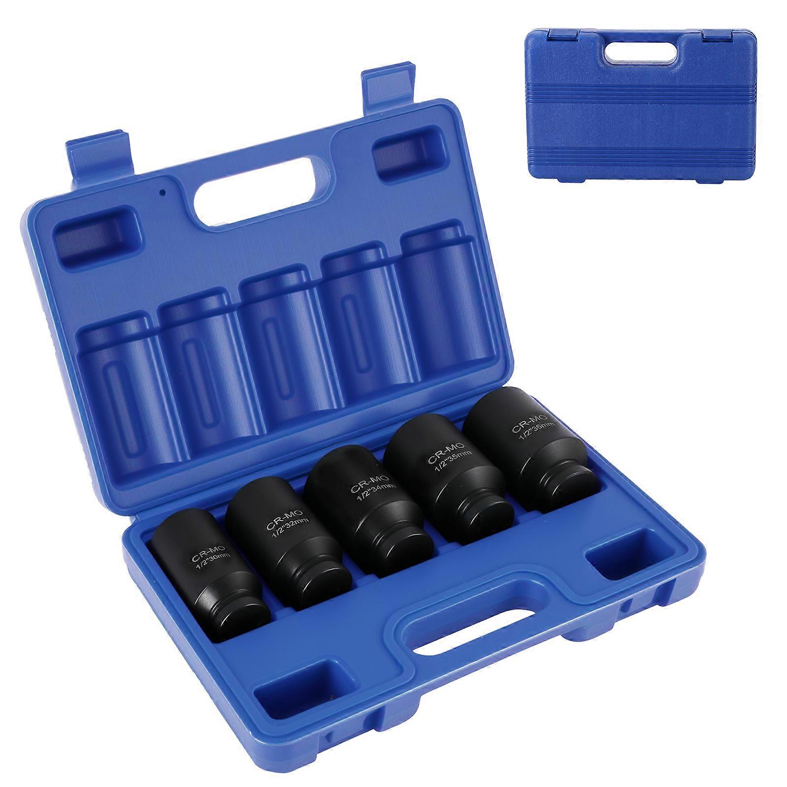 1/2 Inch 5-Piece Mini Air Impact Socket Set