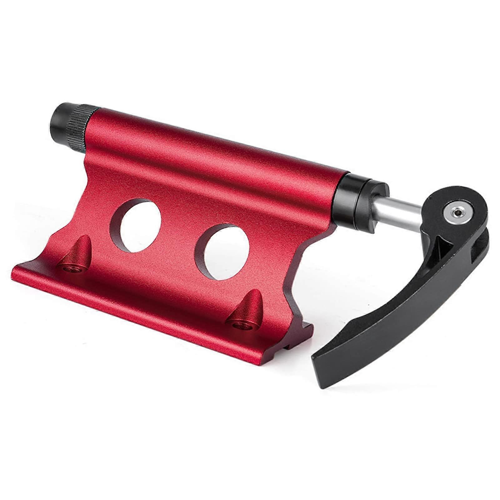 Quick Release Aluminum Alloy Bicycle Front Fork Mount for Car Roof Bike Rack, One Size, Red, Easy Installation