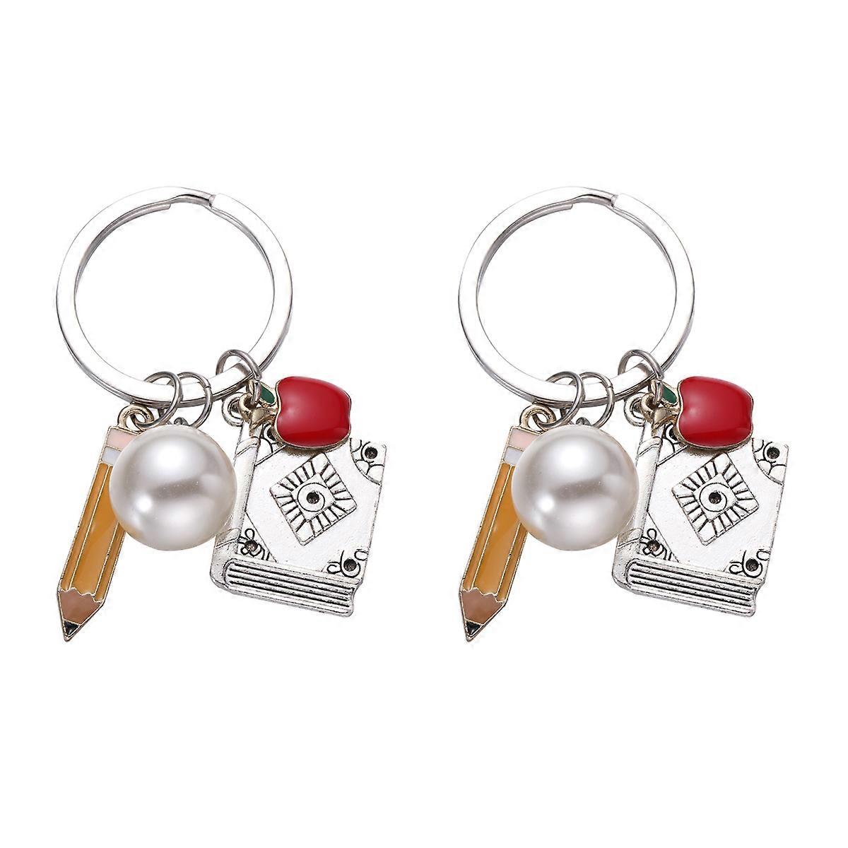 Creative Pencil Keychains for Hanging Keys Made of Alloy in Multi Color 3 5 Inches