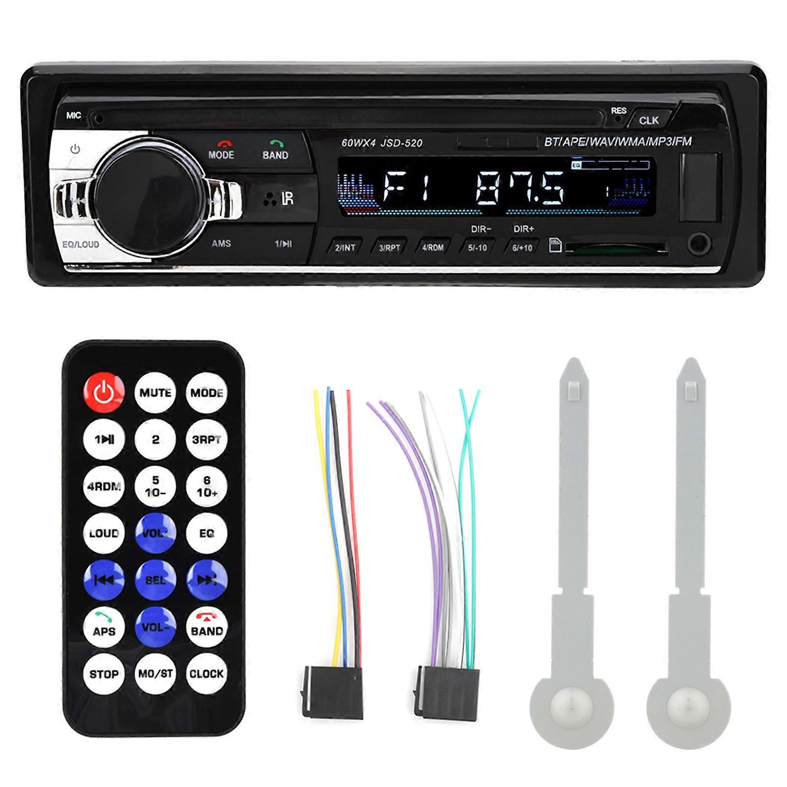 HIFI Lossless Music Single Spindle Car Memory Card Bluetooth MP3 Radio Player with AUX o Input