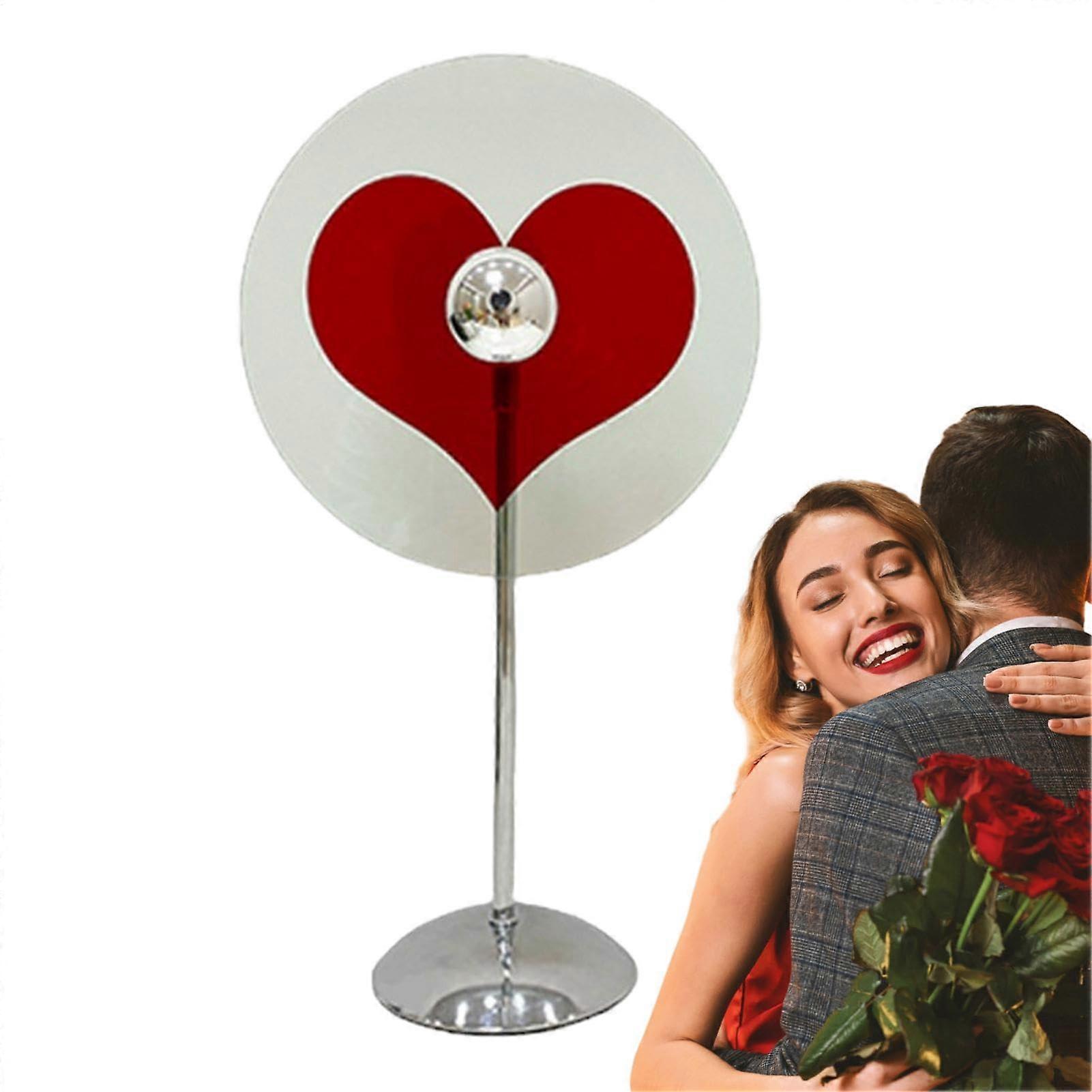 Heart Light - 180° Rotating Heart Shaped LED Lamp for Bedroom, Living Room, Bar, Cafe, and Party Decor