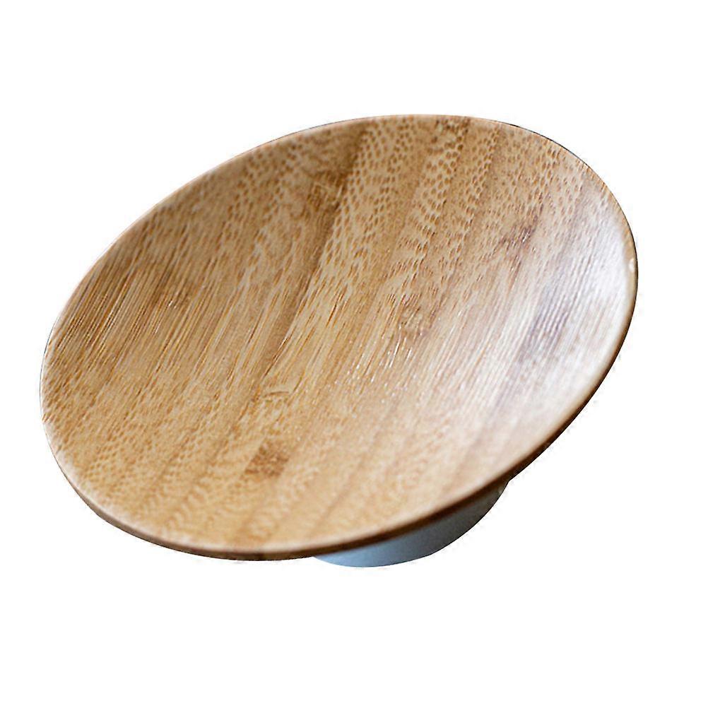 1Pc Round Tall Nut Dish Ceramic Tea Tray Dessert Plate Snack Storage Dish