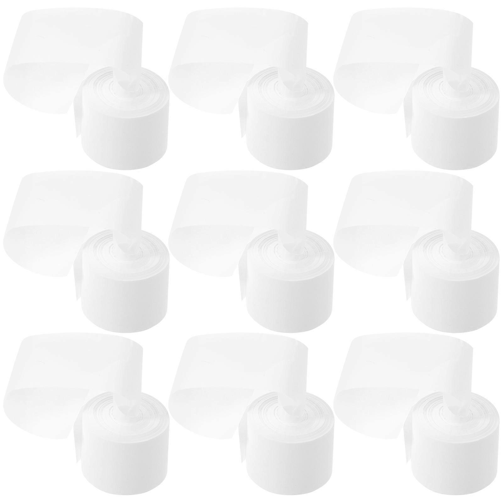 Funny Mouth Coils Paper Props for Stage Performance and Decoration White Lightweight 12pcs