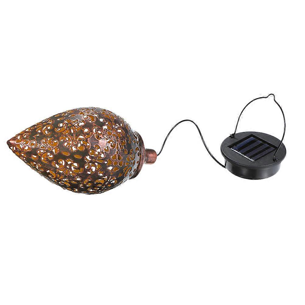 Hanging Solar Lantern for Outdoor Garden Decoration Durable Iron Design, Energy Efficient, Solar Powered Light for Patio and Yard