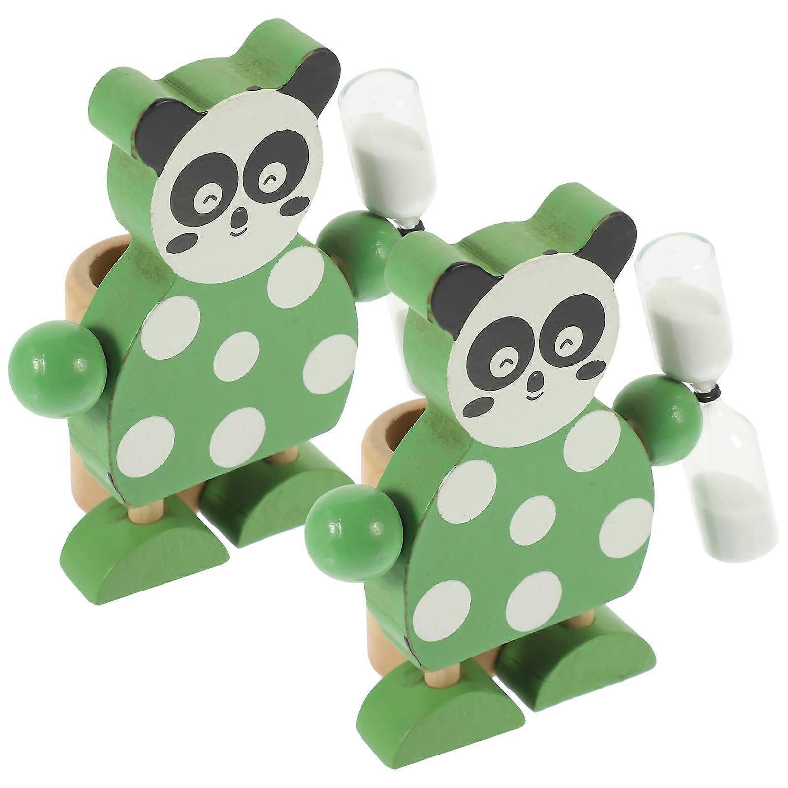 Kids Hourglass Timer 2Pcs From Assorted Color Durable Material For Toothbrushing Activities With 3-Minute Functionality