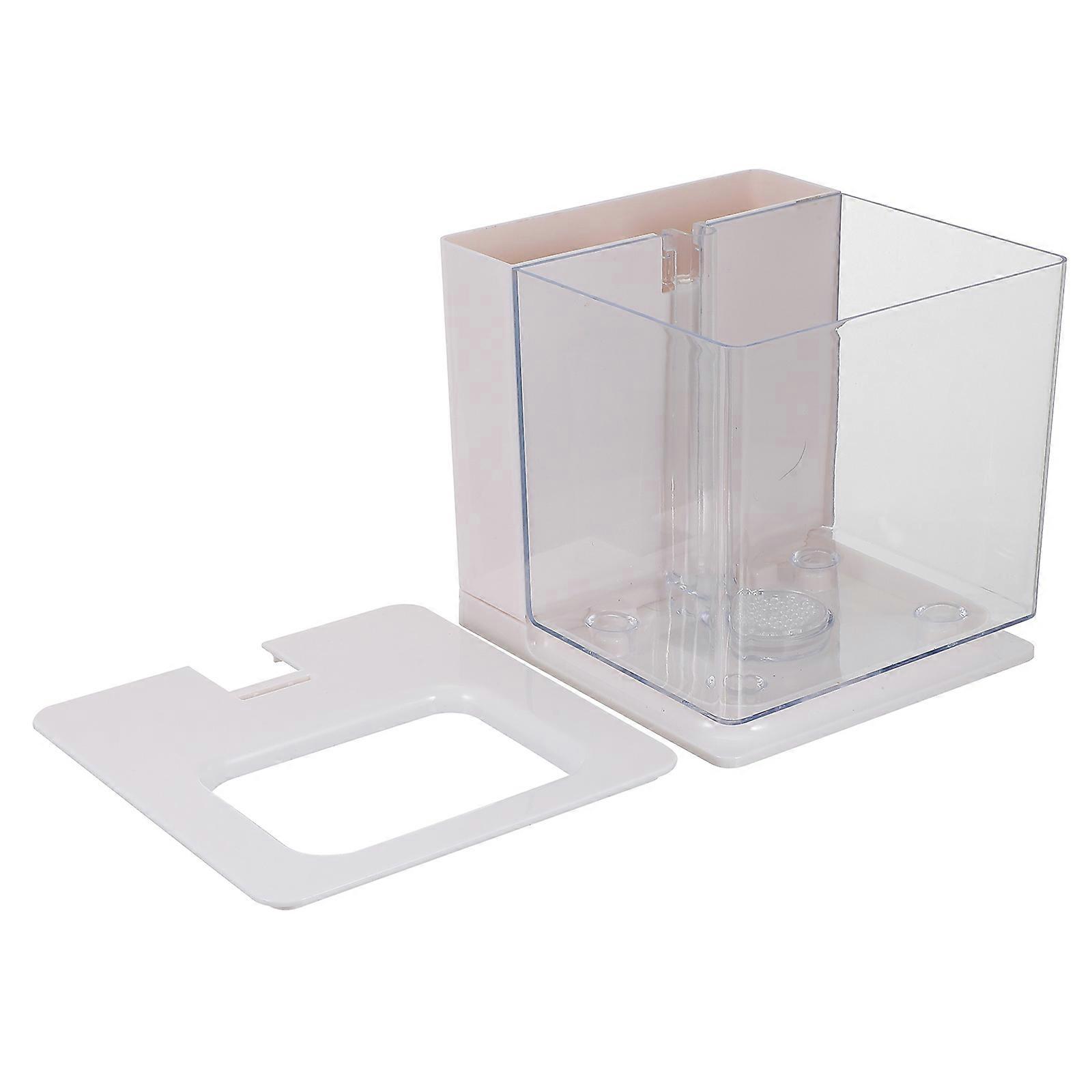 Clear Plastic Water Tank For Tabletop Storage For 18X17X16.3CM Functional Use 1Pcs