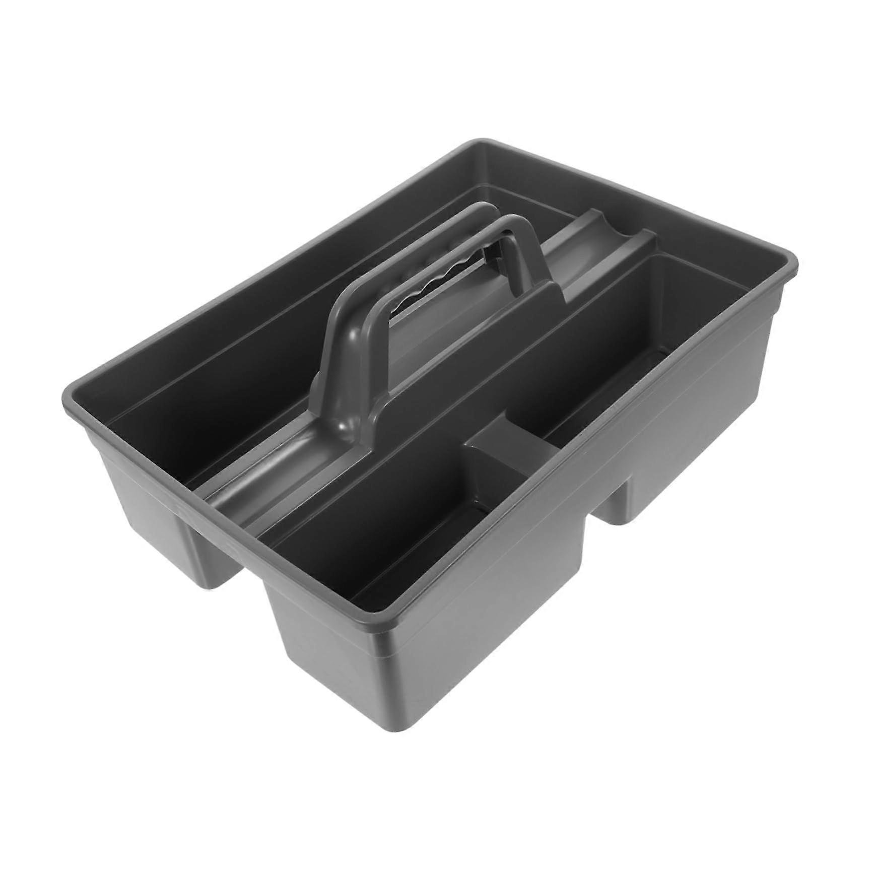 Cleaning Organizer Box Storage for Cleaning Supplies Sturdy Caddy for Bathroom Office and Comfortable Handle for Easy Handling