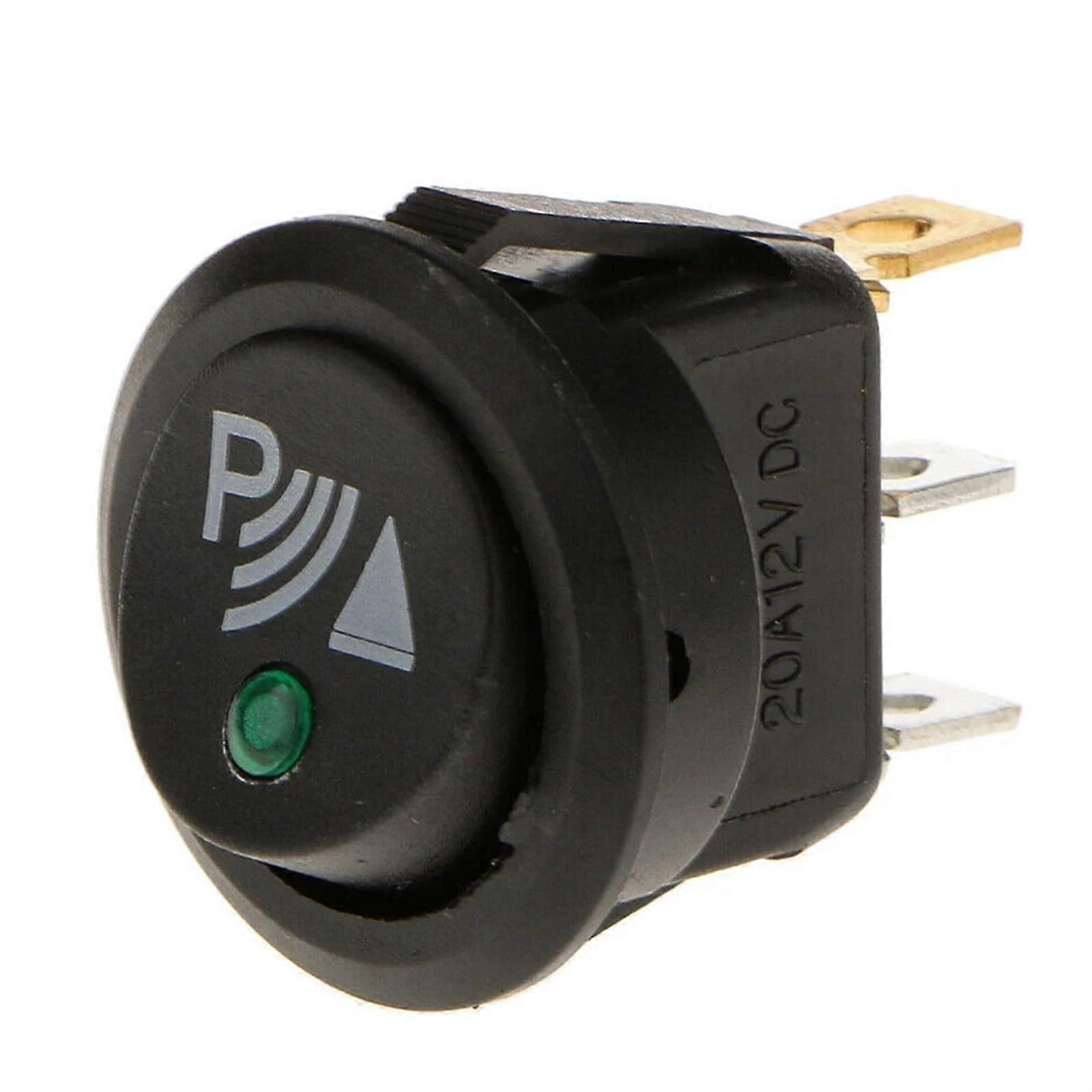 ON/OFF Toggle Switch, Mini Round, 12V DC, 3-Pole, Automotive Use, For Cars and Motorhomes