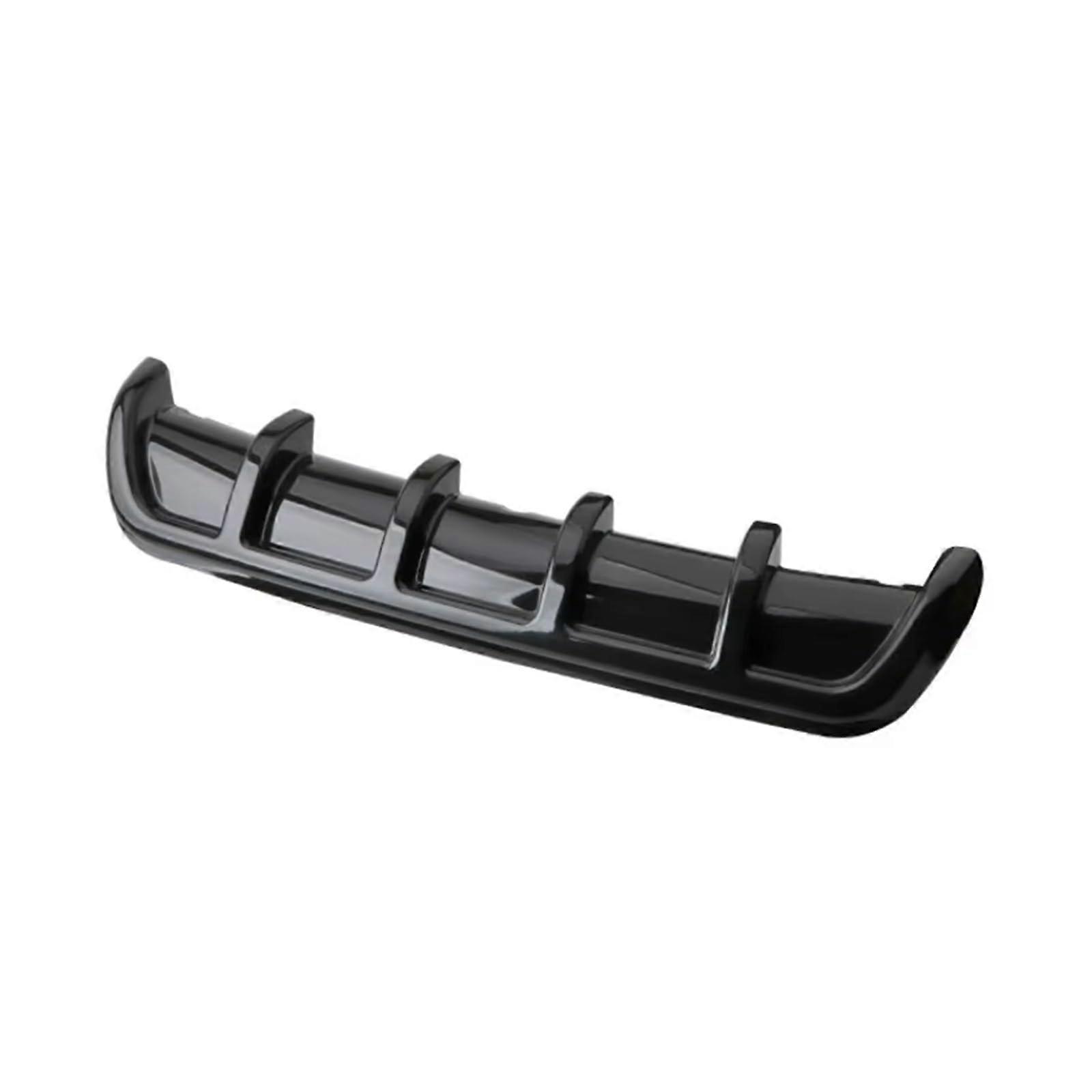Heckspoiler Shark Fin Chassis Rear Spoiler Diffuser 67cm Adjustable Cuttable Bright Black Auto Modification