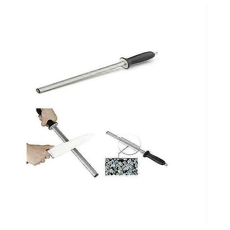 Professional Oval Speargun 38 cm - Diamond Cut Knife for Cooking & Butchering, Precision Tool for Chefs & Fishmongers