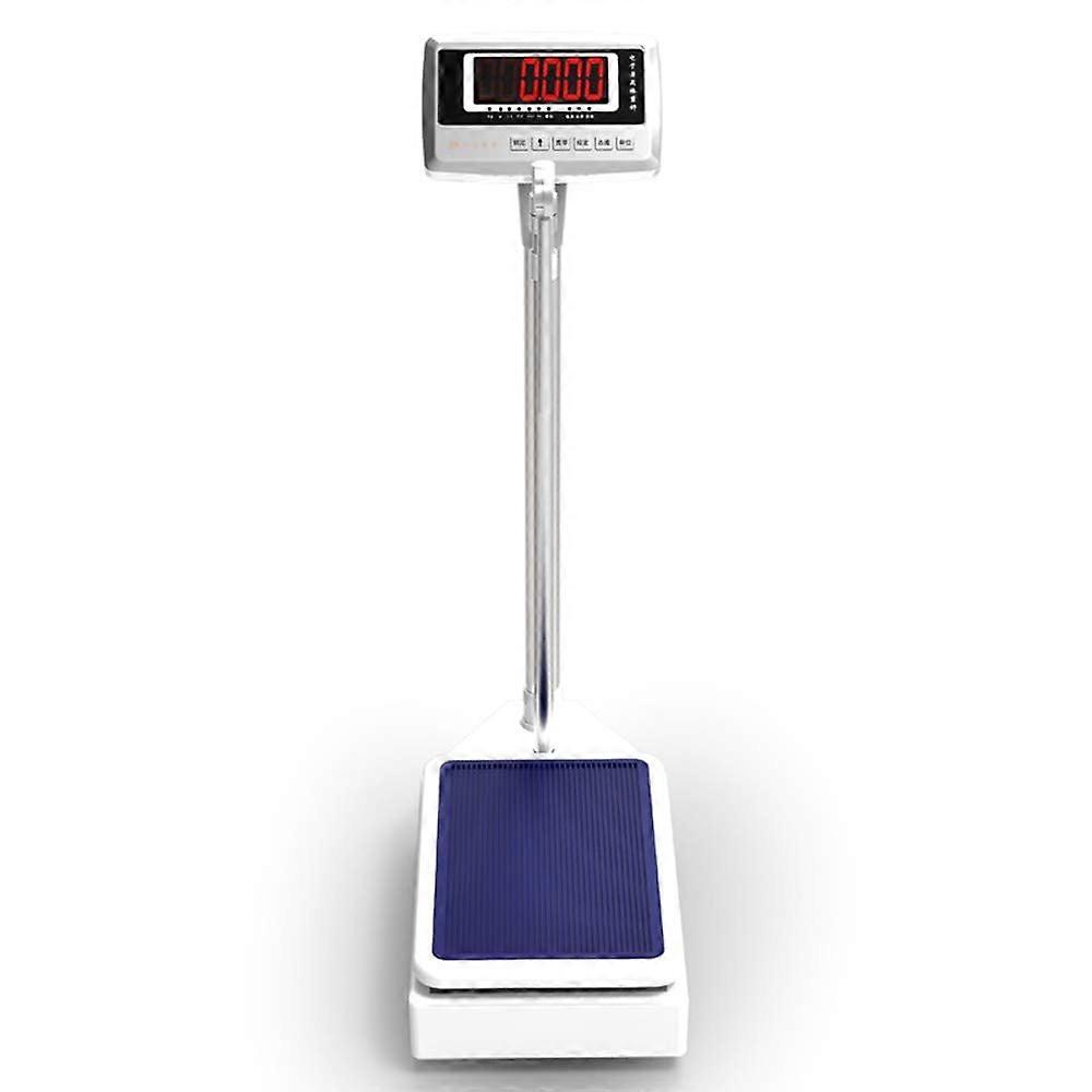 Digital Body Scale with Retractable Height Rod, Electronic Column Scale for Accurate Weight and Height Measurement, Ideal for Home Health Monitoring